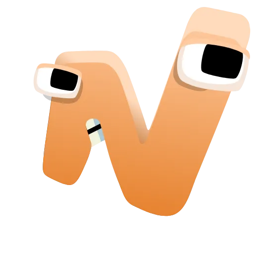 Стикер 14 Living Alphabet Emoji