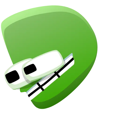 Стикер 4 Living Alphabet Emoji