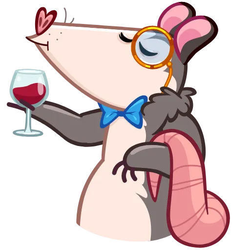 Стикер 16 😎❤️🤷‍♀🍷👍🤣