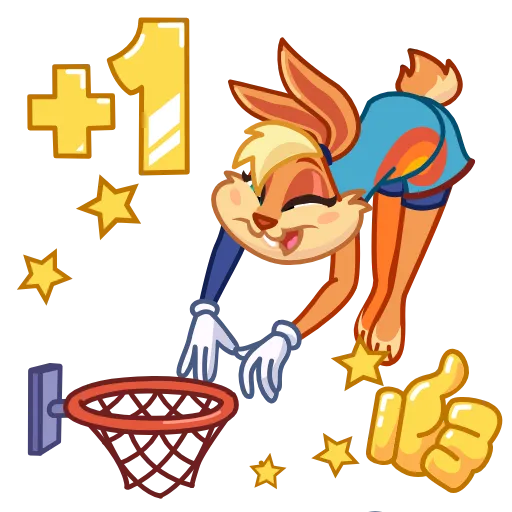 Стикер 3 Lola Bunny