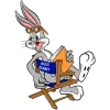 Стикер 6 🧒 Набор эмоджи с персонажами мультов из Looney Tunes