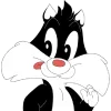 Стикер 13 🧒 Набор эмоджи с персонажами мультов из Looney Tunes