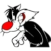Стикер 12 🧒 Набор эмоджи с персонажами мультов из Looney Tunes
