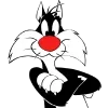 Стикер 14 🧒 Набор эмоджи с персонажами мультов из Looney Tunes