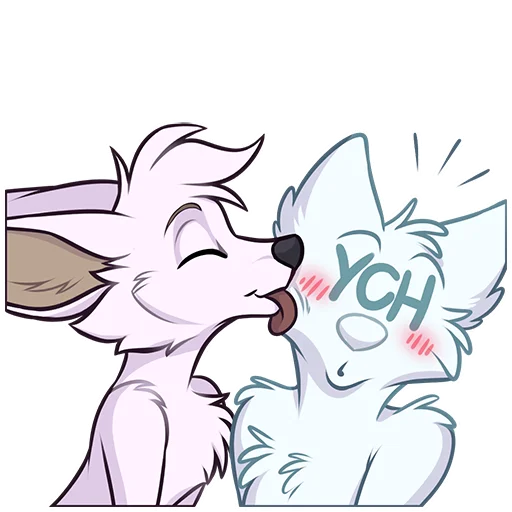 👅 Стикер «Lorny and Max» для Telegram
