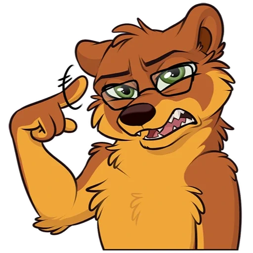 🤨 Стикер «Lorny and Max» для Telegram