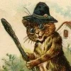 Стикер 26 Louis Wain Cats