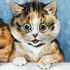 Стикер 17 Louis Wain Cats