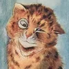 Стикер 13 Louis Wain Cats