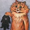 Стикер 29 Louis Wain Cats