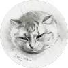Стикер 57 Louis Wain Cats