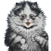 Стикер 58 Louis Wain Cats
