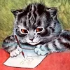 Стикер 39 Louis Wain Cats