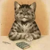 Стикер 25 Louis Wain Cats
