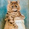 Стикер 12 Louis Wain Cats