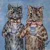 Стикер 15 Louis Wain Cats