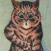 Стикер 43 Louis Wain Cats