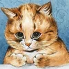 Стикер 18 Louis Wain Cats