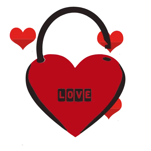 Стикер 9 Love Emoji