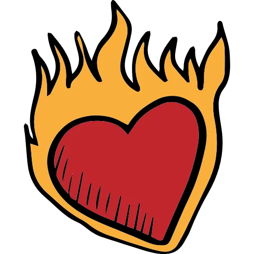 Стикер 7 Love doodle HD