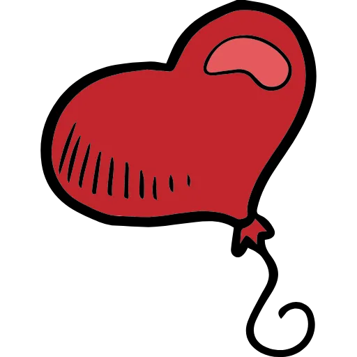 Стикер 23 Love doodle HD