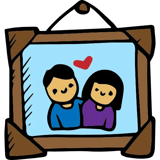 Стикер 12 Love doodle HD