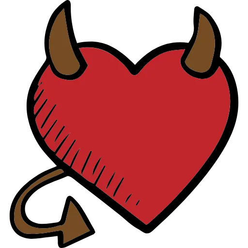 Стикер 18 Love doodle HD
