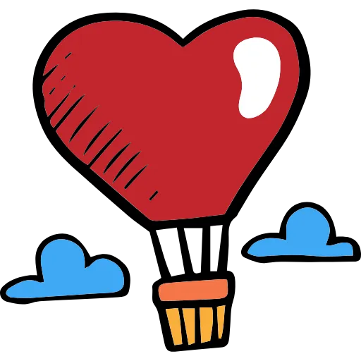 Стикер 22 Love doodle HD