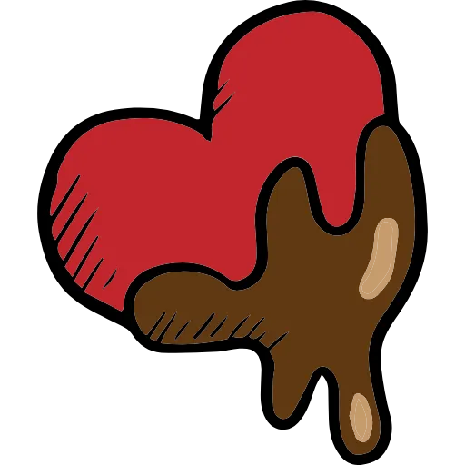 Стикер 40 Love doodle HD