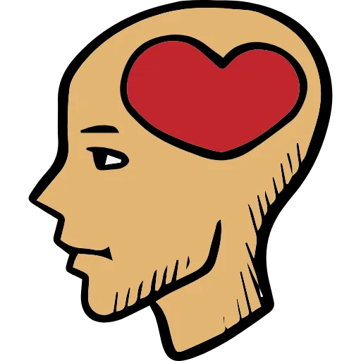 Стикер 5 Love doodle HD