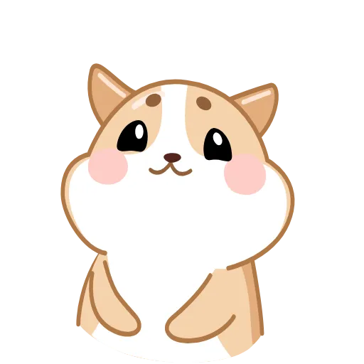 Стикер 13 Love Hamsters