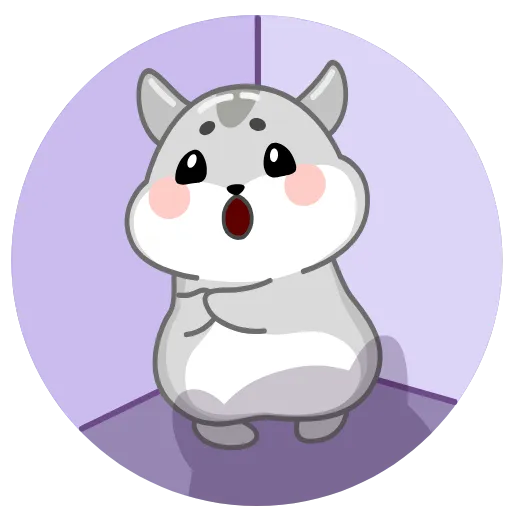 Стикер 4 Love Hamsters