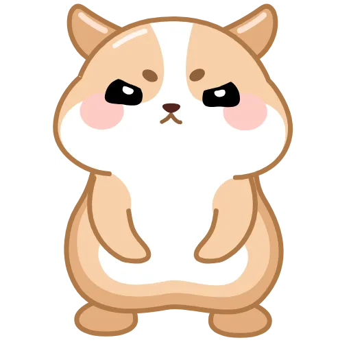 Стикер 14 Love Hamsters