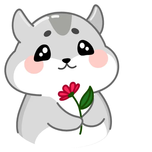 Стикер 10 Love Hamsters