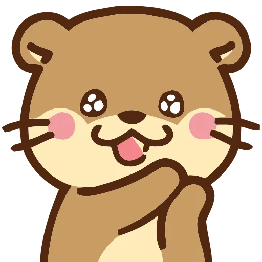 Стикер 26 Love Otters