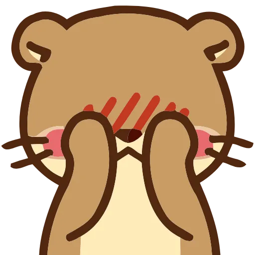 Стикер 15 Love Otters