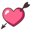 💘 Эмодзи «Розовые буквы, иконки, таблички» для Telegram