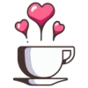 ☕️ Эмодзи «Розовые буквы, иконки, таблички» для Telegram