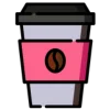 ☕️ Эмодзи «Розовые буквы, иконки, таблички» для Telegram