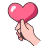 ❤️ Эмодзи «Розовые буквы, иконки, таблички» для Telegram