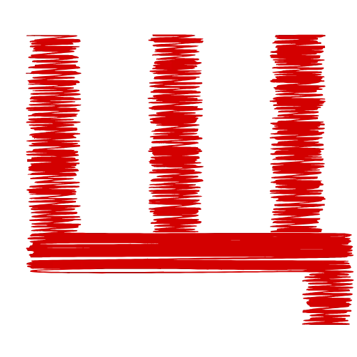 Стикер 27 Love doodle red HD
