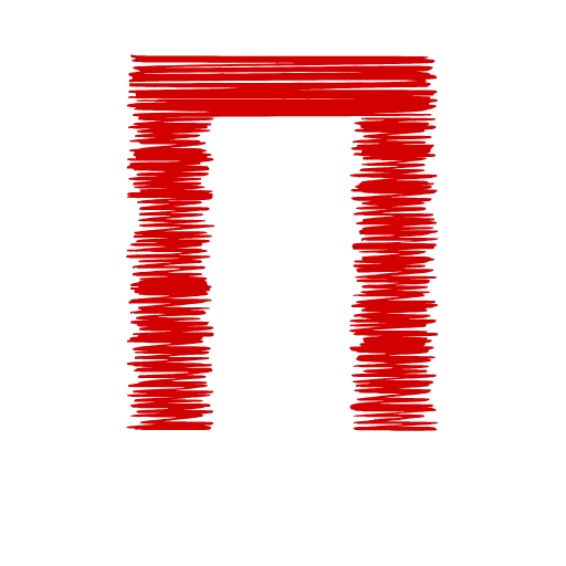 Стикер 17 Love doodle red HD