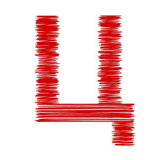 Стикер 24 Love doodle red HD