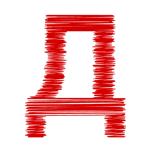Стикер 5 Love doodle red HD