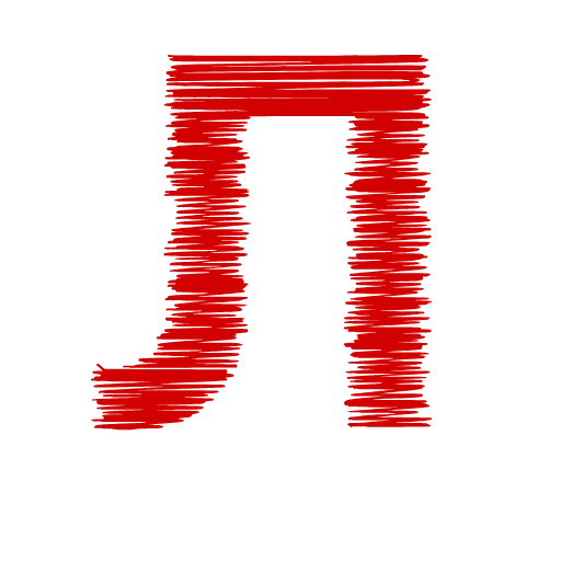 Стикер 13 Love doodle red HD