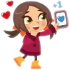 ❤️ Эмодзи «Влюблённые» для Telegram