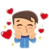 ❤️ Эмодзи «Влюблённые» для Telegram