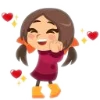 ❤️ Эмодзи «Влюблённые» для Telegram