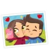 ❤️ Эмодзи «Влюблённые» для Telegram
