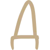 🆎 Эмодзи «Тонкий бежевый шрифт» для Telegram